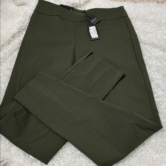 Renuar green pull on pants women’s new - Picture 2 of 7